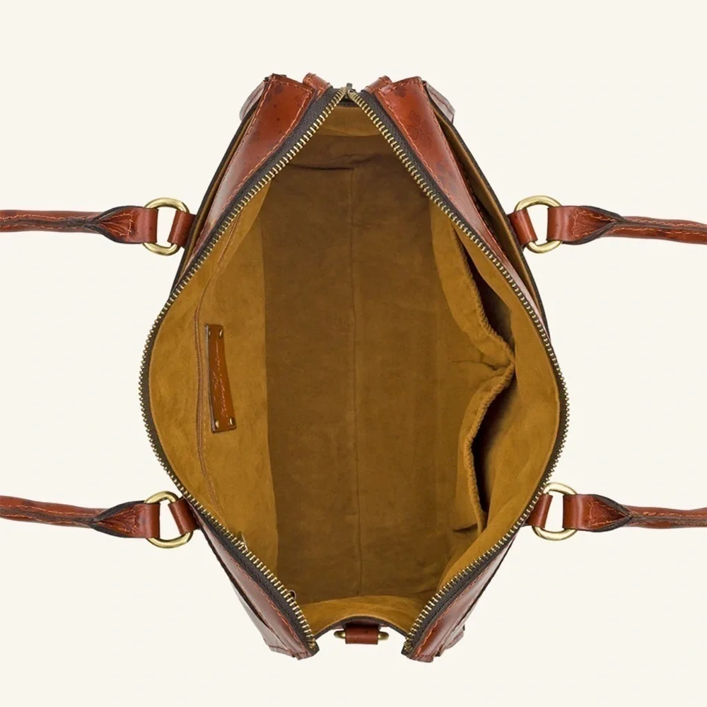 Patricia Nash Josselin Satchel Signature Floret Print